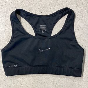 Nike Black Sports Bra size S
